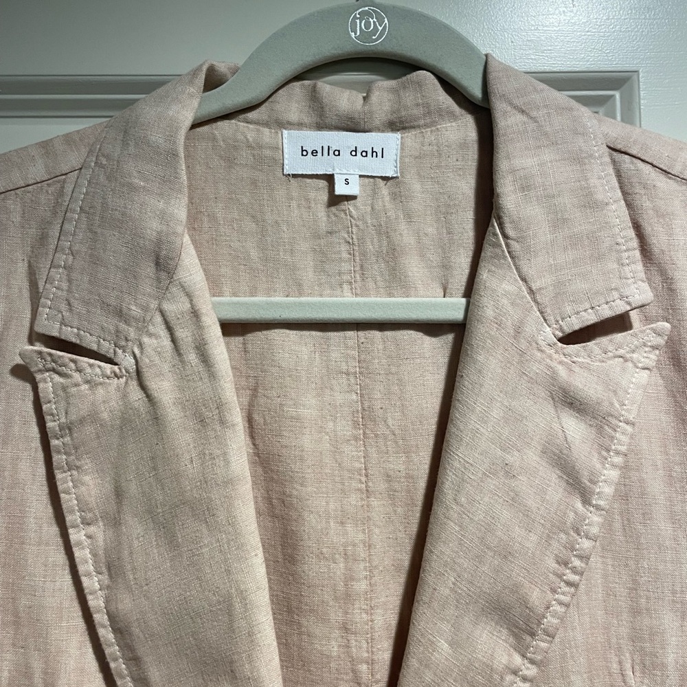 Bella Dahl Linen Easy Longline Blazer - Picture 4 of 7